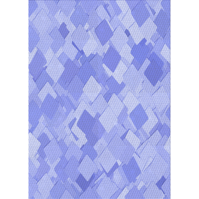 East Urban Home Geometric Wool Blue Area Rug Wayfair