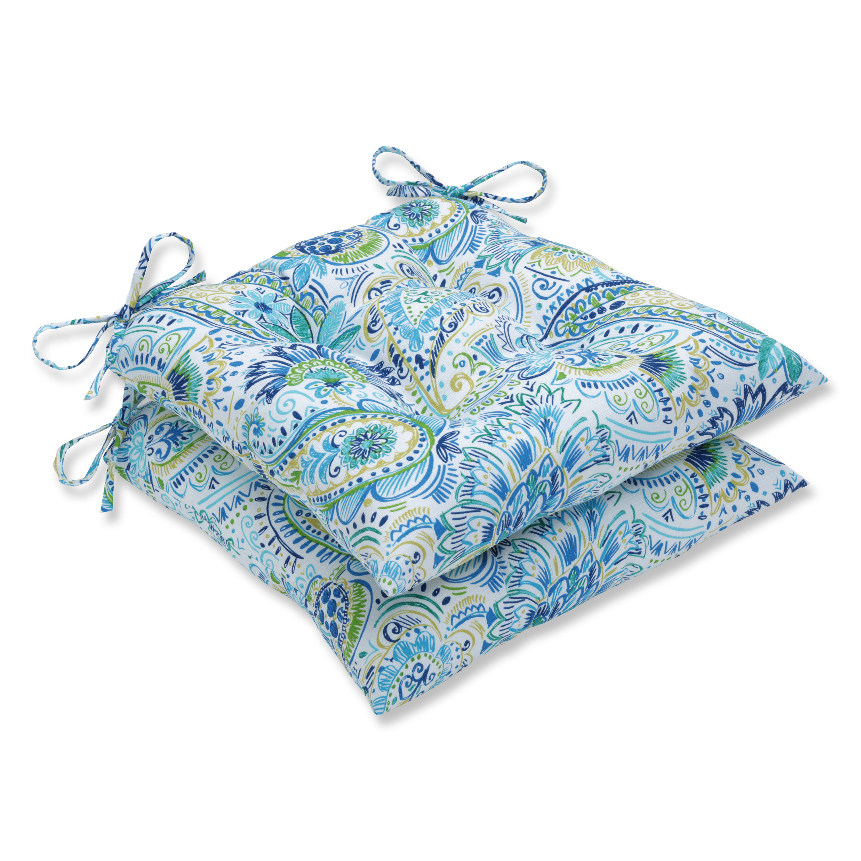 Indoor Gilford Baltic Wicker Seat Cushion Set of 2 Pillow Perfect Outdoor 2 Piece