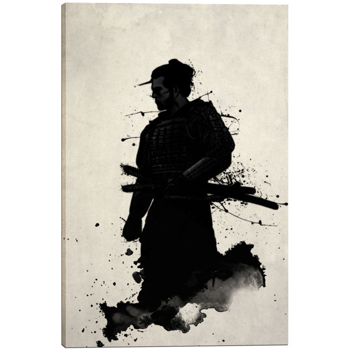Samurai By Nicklas Gustafsson Painting Print On Wrapped Canvas