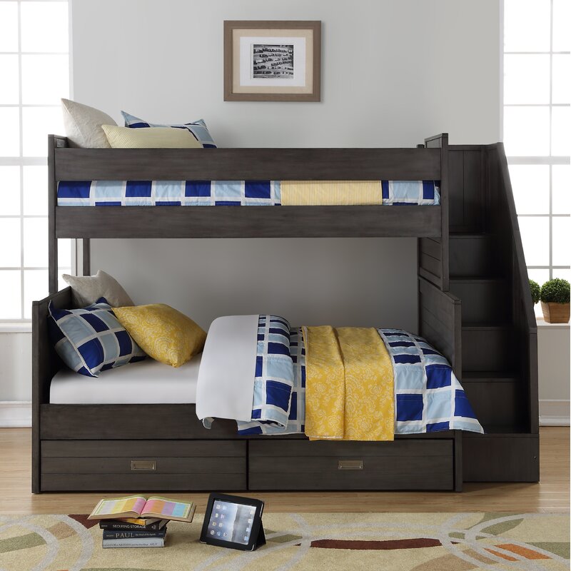 wayfair bunk bed twin over full