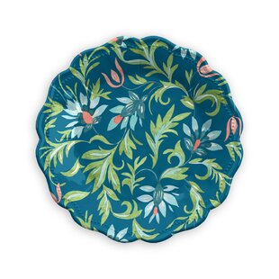 Chinoiserie Botanical Salad Plate (Set Of 4) By Tar Hong