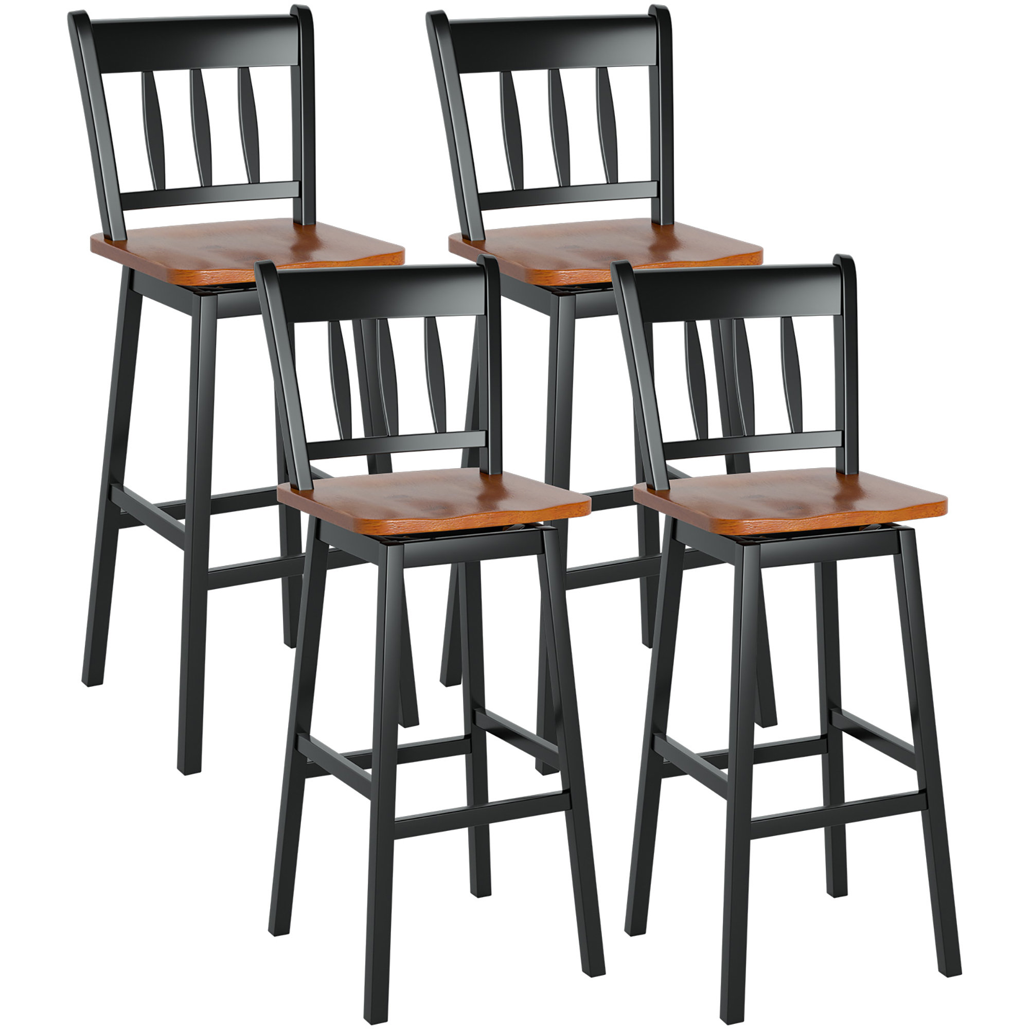 black dining stools