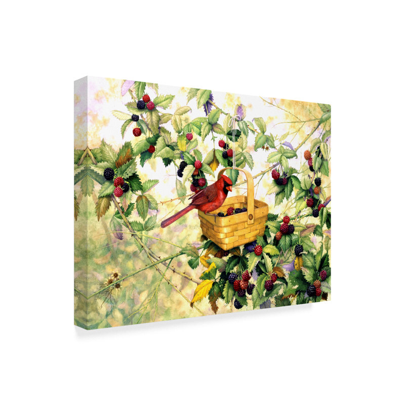East Urban Home Berry Picker Acrylic Painting Print On Wrapped