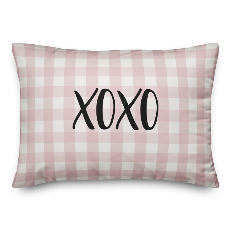 xoxo throw pillow