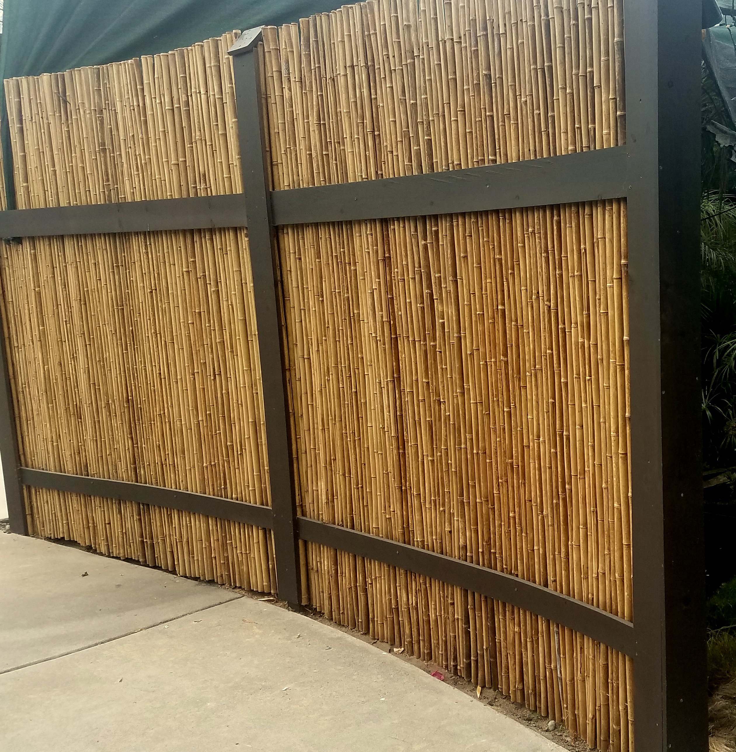 Backyard X Scapes Caramel Bamboo Fence Panel Wayfair