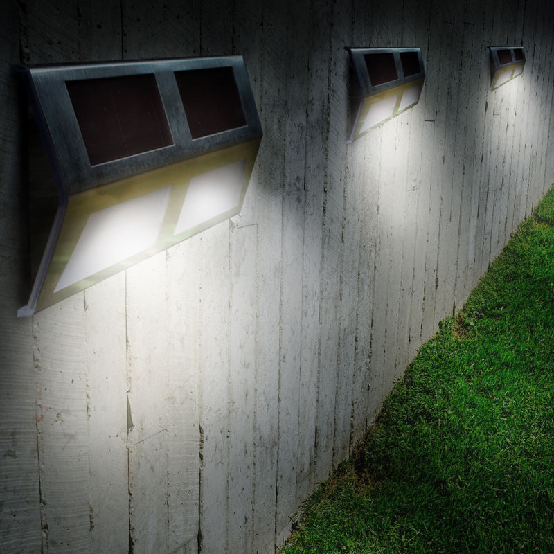 Touch Of Eco Sunstep Solar Powered Battery Powered Deck Light Pack Reviews Wayfair
