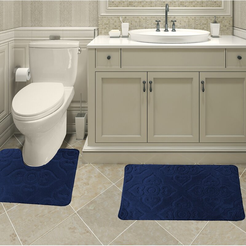 toilet mat set