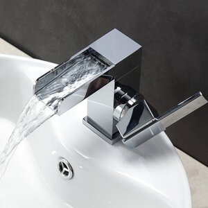 Aqua Fontana Single Lever Waterfall Bathroom Faucet