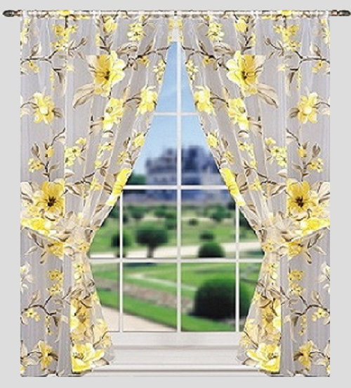Ophelia Co Garfield Bath Window Fl Sheer Rod Pocket Curtain Ophelia Co Garfield Bath Window