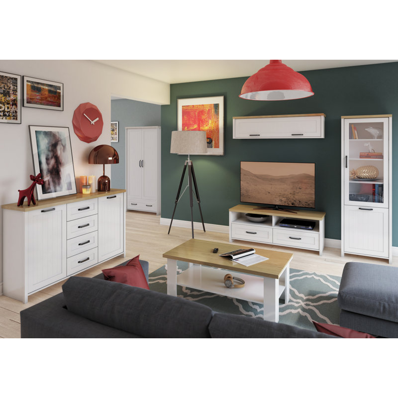 Millwood Pines Blaisdell Enclosed Storage Entertainment Center For