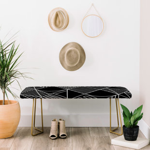 Go to store & view more images East Urban Home Fimbis Whackadoodle Faux Leather Bench
