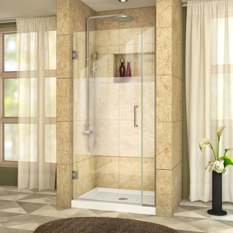 Dreamline Unidoor Plus 37 X 72 Hinged Shower Door Reviews Wayfair Unidoor Plus 37 X 72 Hinged Shower Door