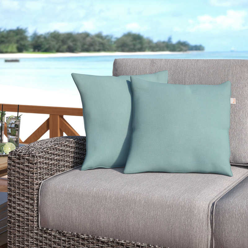 Longs Tides Livia Spa Indoor Outdoor Sunbrella Throw Pillow Indoor Outdoor Sunbrella Throw Pillow