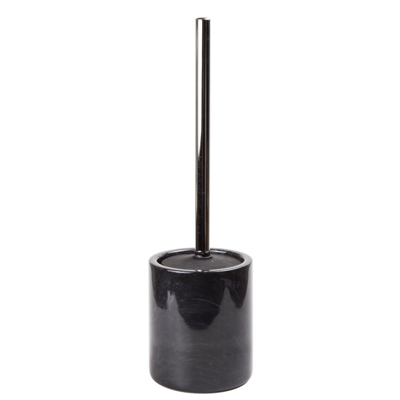 Creative Home Natural Marble 14 5in H Free Standing Toilet Brush And Holder Wayfair