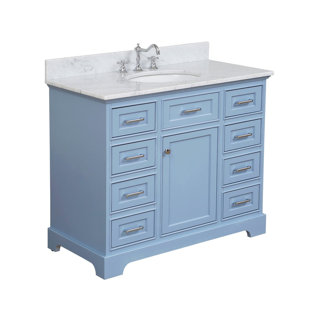 Dark Blue Bathroom Vanity Wayfair Aria 42 Single Bathroom Vanity Set