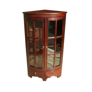 Corner Accent Cabinet (Set of 2) By D-Art Collection Corner Accent Cabinet (Set of 2) By D-Art Collection