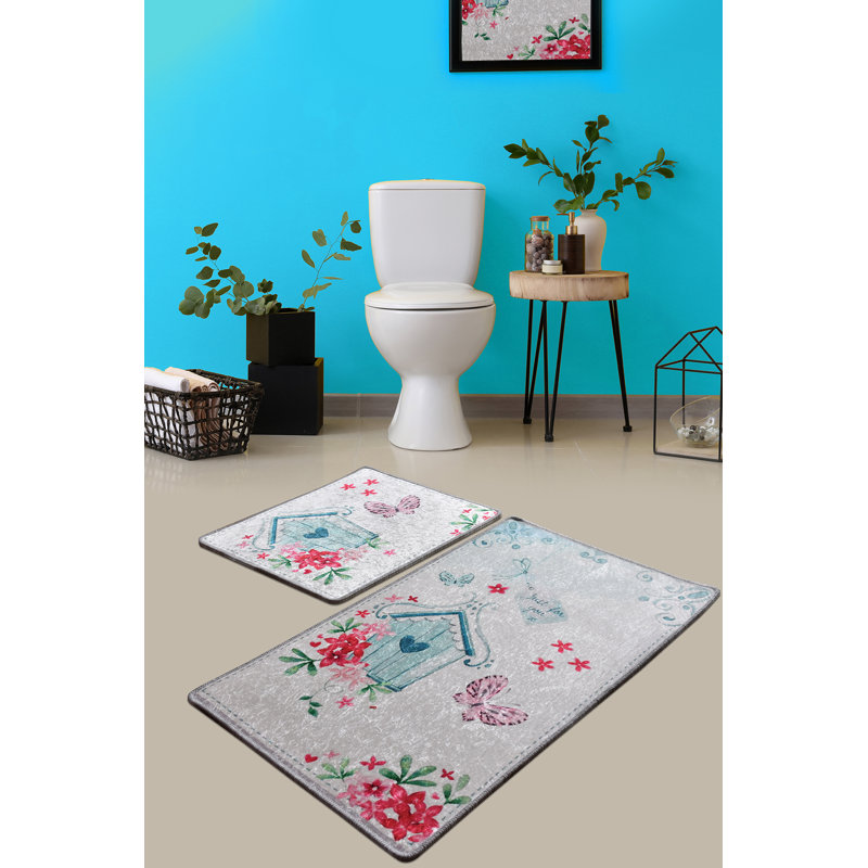 Rosalind Wheeler Hadsell For You 2 Piece Bath Rug Set Wayfair