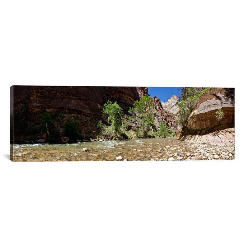 East Urban Home North Fork Of The Virgin River Zion National Park Utah Photographic Print On Canvas Wayfair