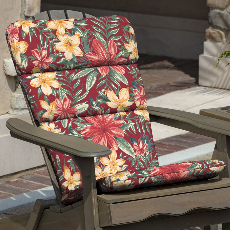 Bay Isle Home Tropical Outdoor Adirondack Chair Cushion & Reviews