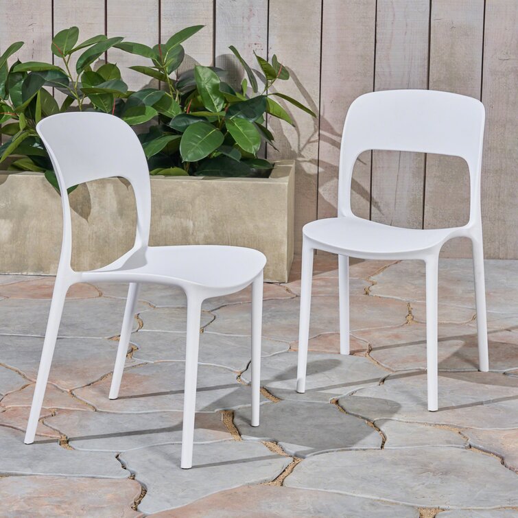 resin plastic outdoor dining chair