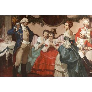 'Christmas 1776' by Mead Schaeffer Painting Print