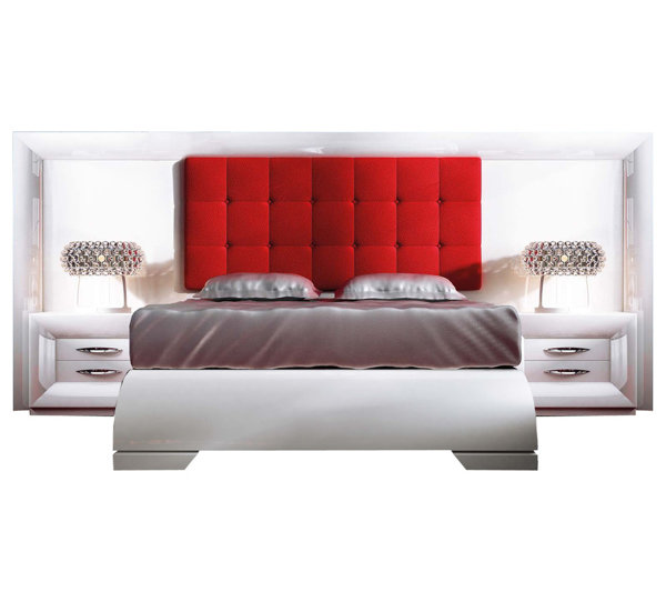 White Lacquer Bedroom Furniture Wayfair