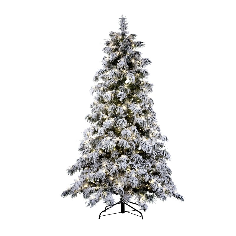 white plastic christmas tree