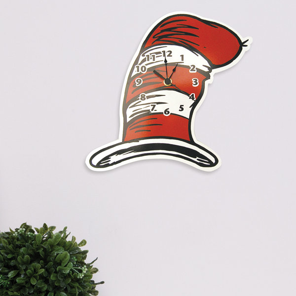 Cat in the hat clock Clearance