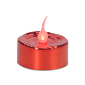 Battery Operated Flicker Flame Christmas Tea Light Candle (Set of 3)