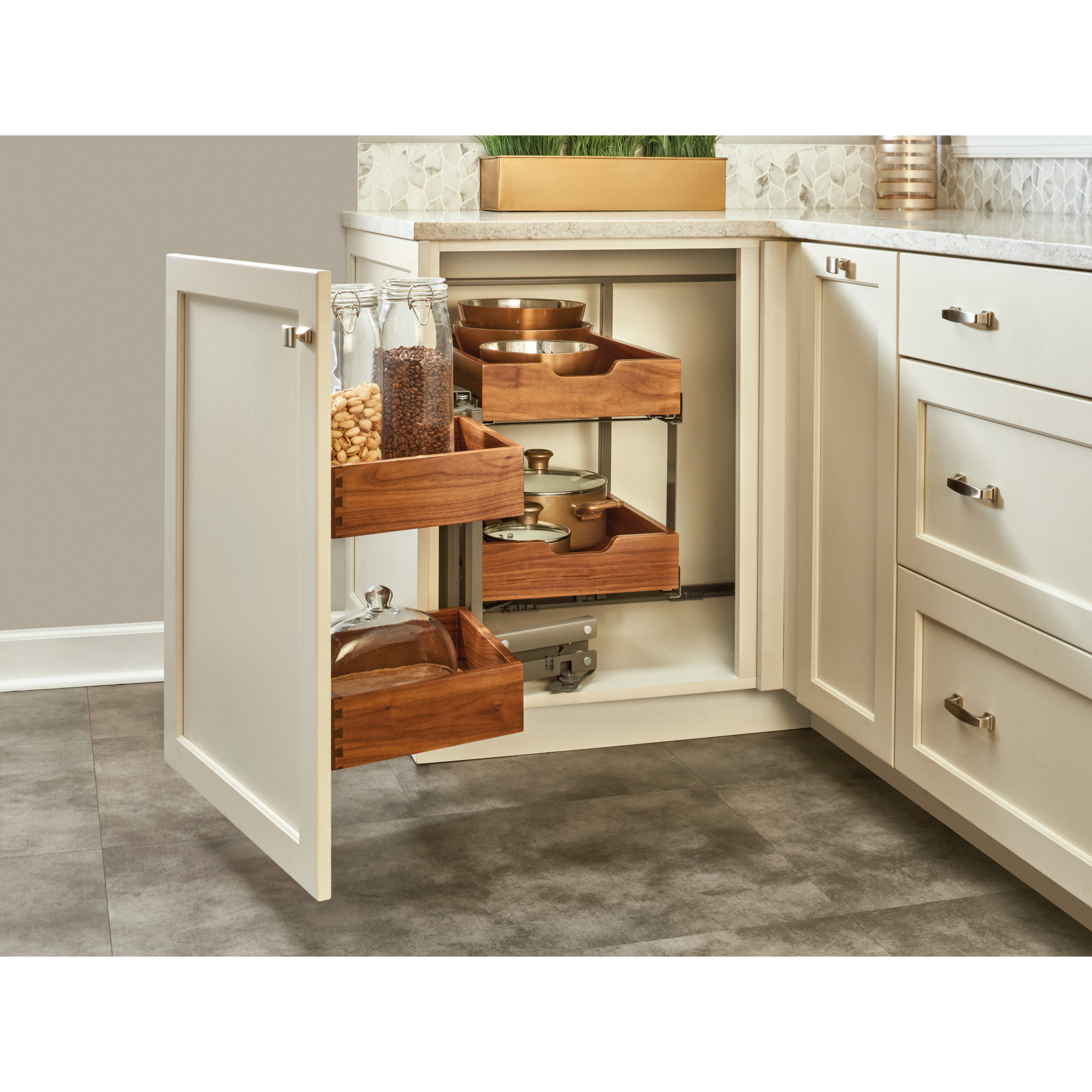 Blind Corner Kitchen Cabinet Organizers Belletheng 