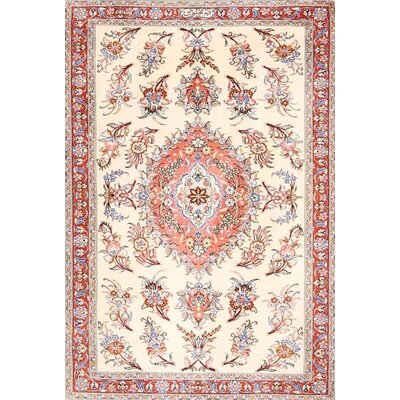 Ion Traditional Red/Beige/Brown Area Rug Bloomsbury Market Rug Size: Rectangle 5' x 7'
