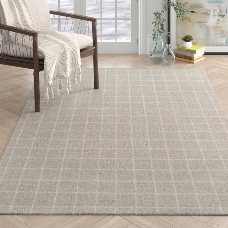 Erin Gates by Momeni Marlborough Deerfield Grey Hand Woven Wool Area Rug 2 X 3