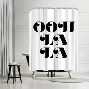 Amie Printed Shower Curtain Wayfair