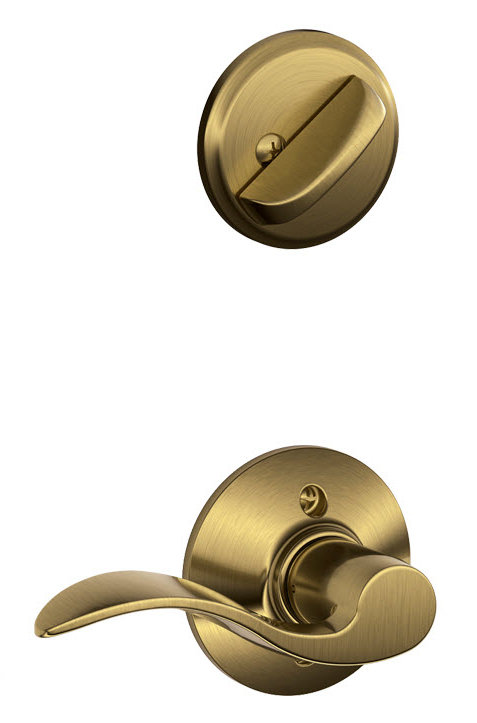 Schlage Accent Single Cylinder Interior Lever Set Exterior Portion Sold Separately Reviews Wayfair
