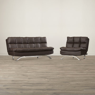 Pennock 2 Piece Living Room Set Latitude Run Upholstery Color Dark