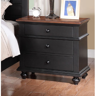 Go to store & view more images Courtdale 3 Drawer Nightstand by Three Posts