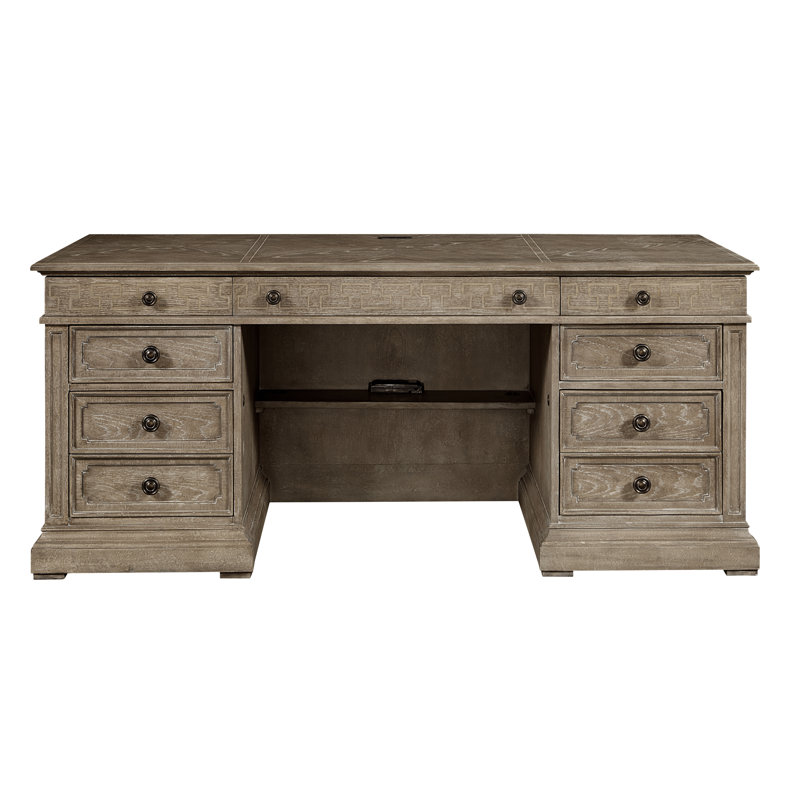 Stanley Furniture Wethersfield Estate Solid Wood Executive Desk Stanley Furniture Wethersfield Estate Solid Wood Executive Desk Reviews Wayfair