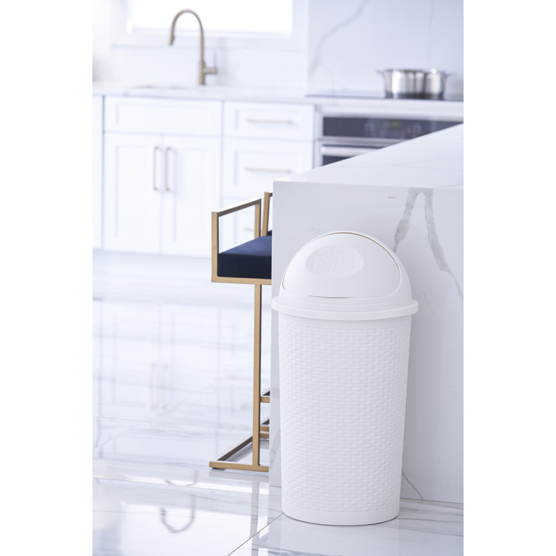Superior Performance Roll Up 10 Gallon Swing Top Trash Can Wayfair