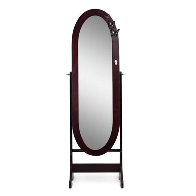 Winston Porter Trimont Free Standing Jewelry Armoire With Mirror Wayfair Do you suppose mirror jewelry armoire seems to be great? trimont free standing jewelry armoire with mirror