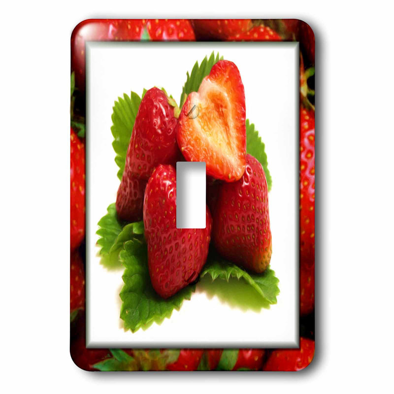 3drose Strawberries On Strawberries 1 Gang Toggle Light Switch Wall Plate Wayfair