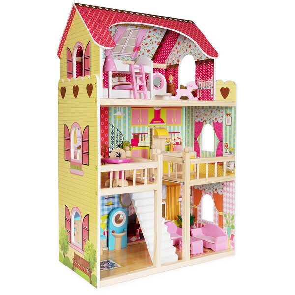 extra large wooden dolls house