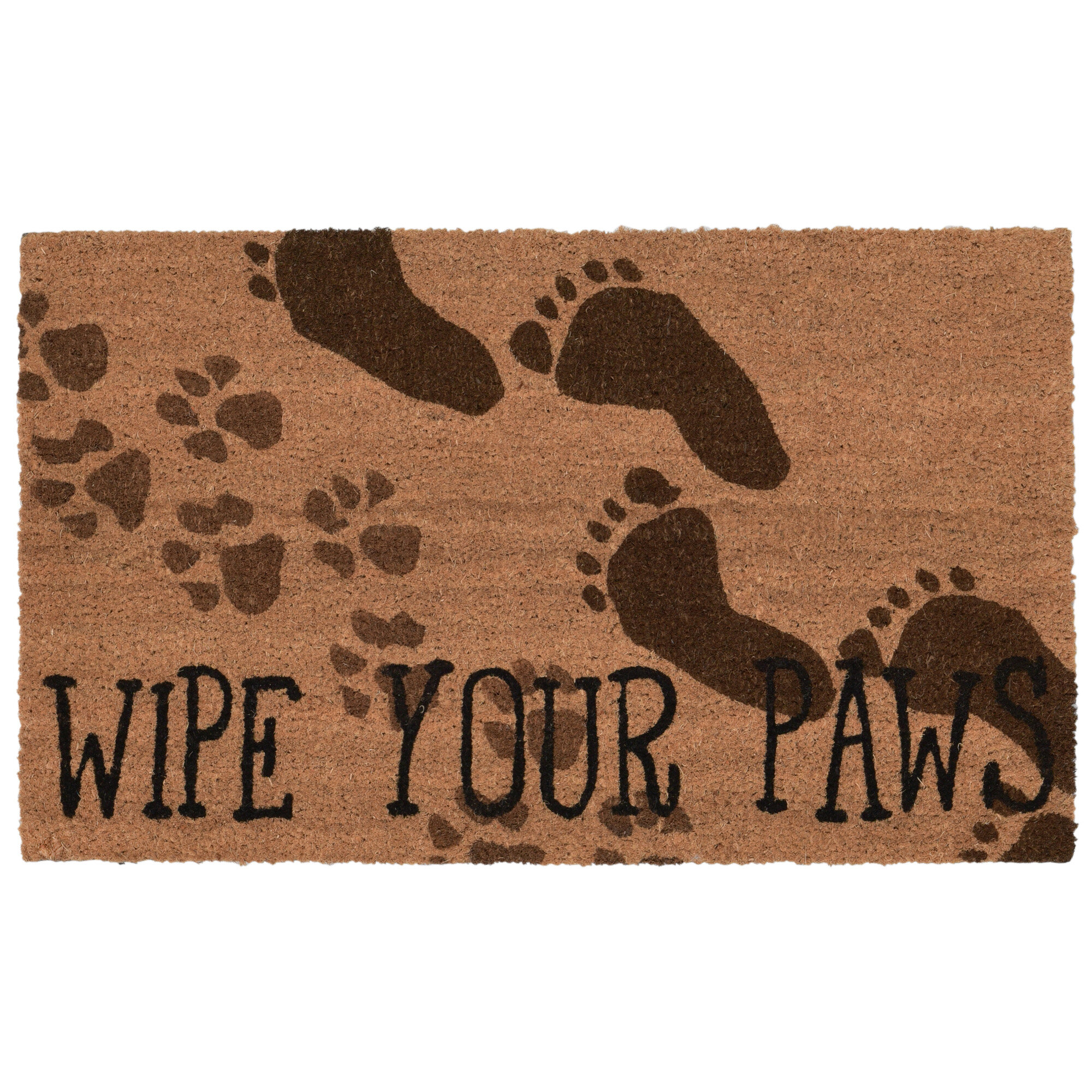 Winston Porter Horsham Wipe Your Paws Non Slip Outdoor Door Mat