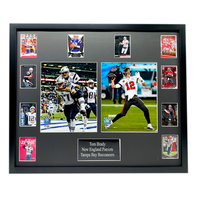 Tom Brady New England Patriots Framed Canvas Portrait Signed "Great Gift" Tom Brady New England Patriots Framed Canvas Portrait Signed "Great Gift"