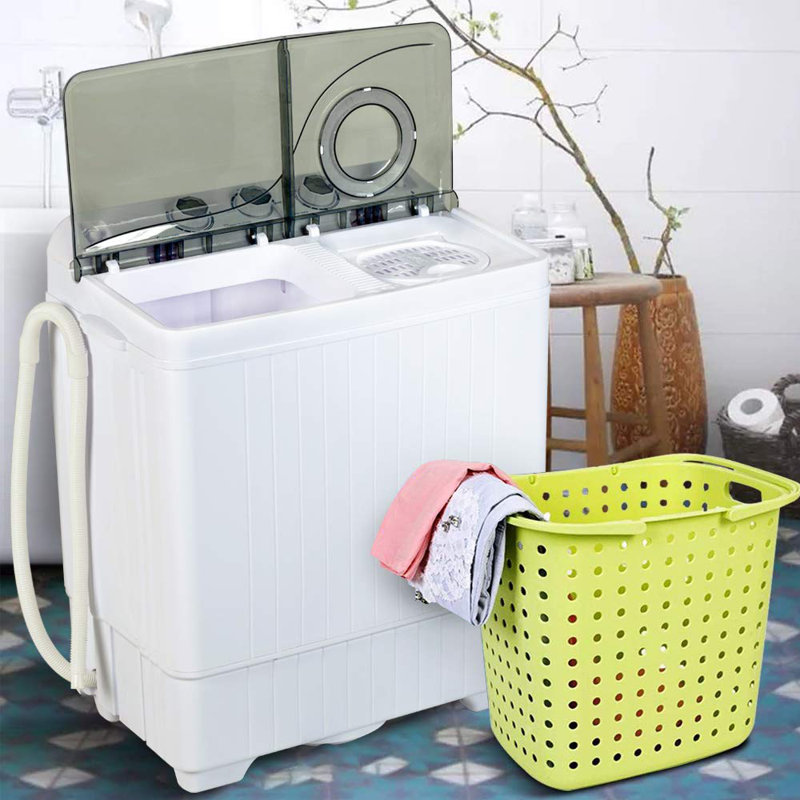 Kuppet Twin Tub Laundry Spiner 26 Cu Ft Portable Washer And
