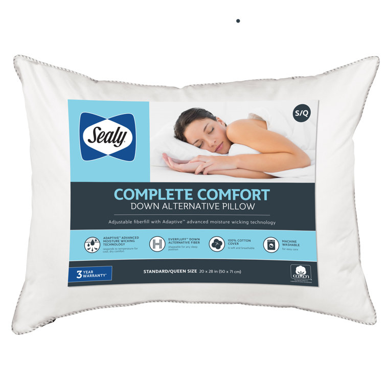 sealy elite total comfort down alternative pillow