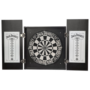 White Dart Board Cabinet Wayfair 7 Piece Dartboard Cabinet Set