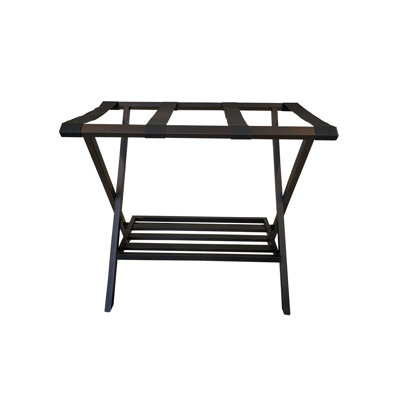 Bamboo Folding Luggage Rack