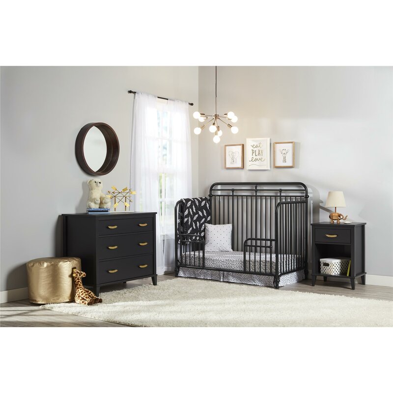 monarch hill hawken crib black