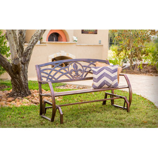 Go to store & view more images Trumann Fleur De Lis Glider Bench by Fleur De Lis Living