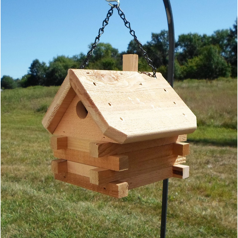 Songbird Essentials Log Cabin 11.5 in x 8 in x 7.5 in Wren ...